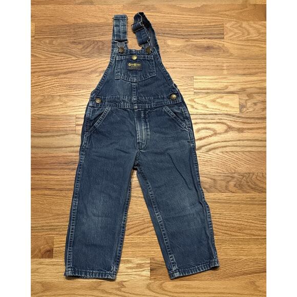 Osh Kosh Other - VINTAGE OSHKOSH B'GOSH 80S DENIM VESTBAK OVERALLS MADE IN USA TODDLER 3T